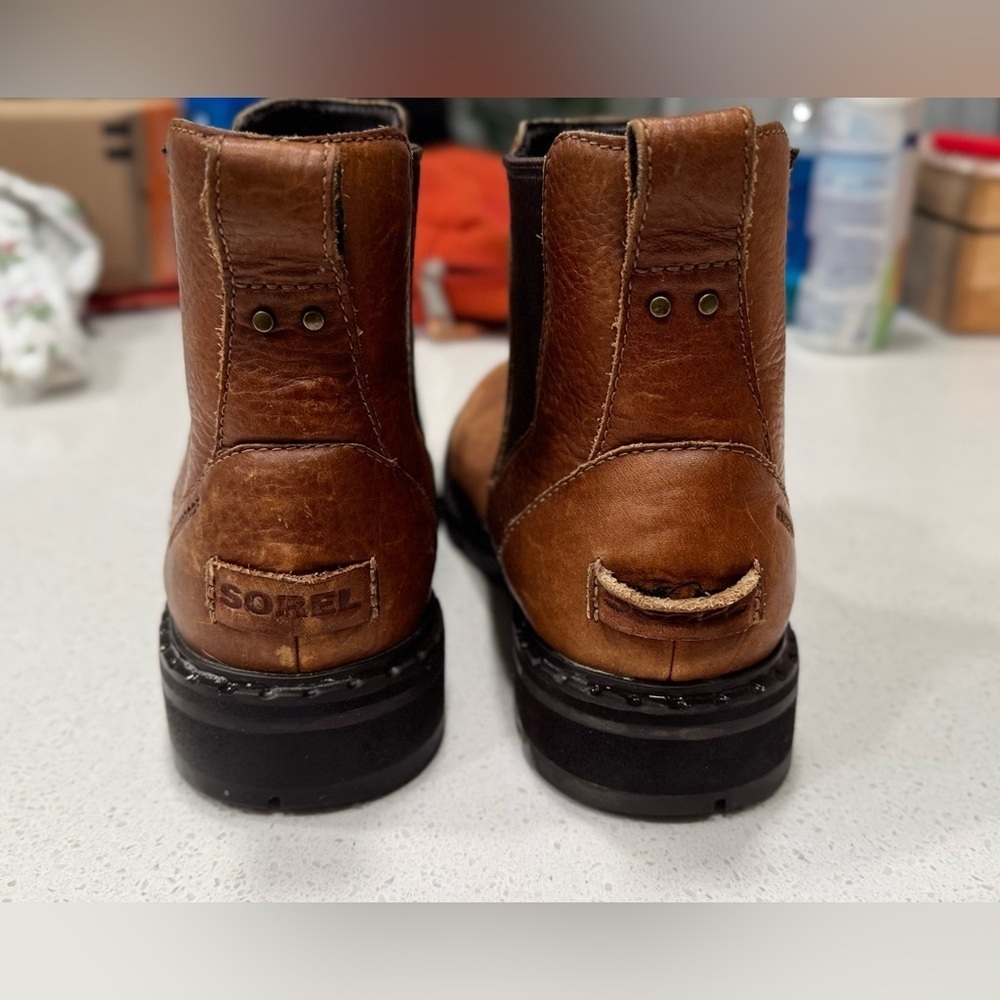 🧡 Sorel Lennox Chelsea Boots – Waterproof Leather – Women’s - Picture 2 of 6